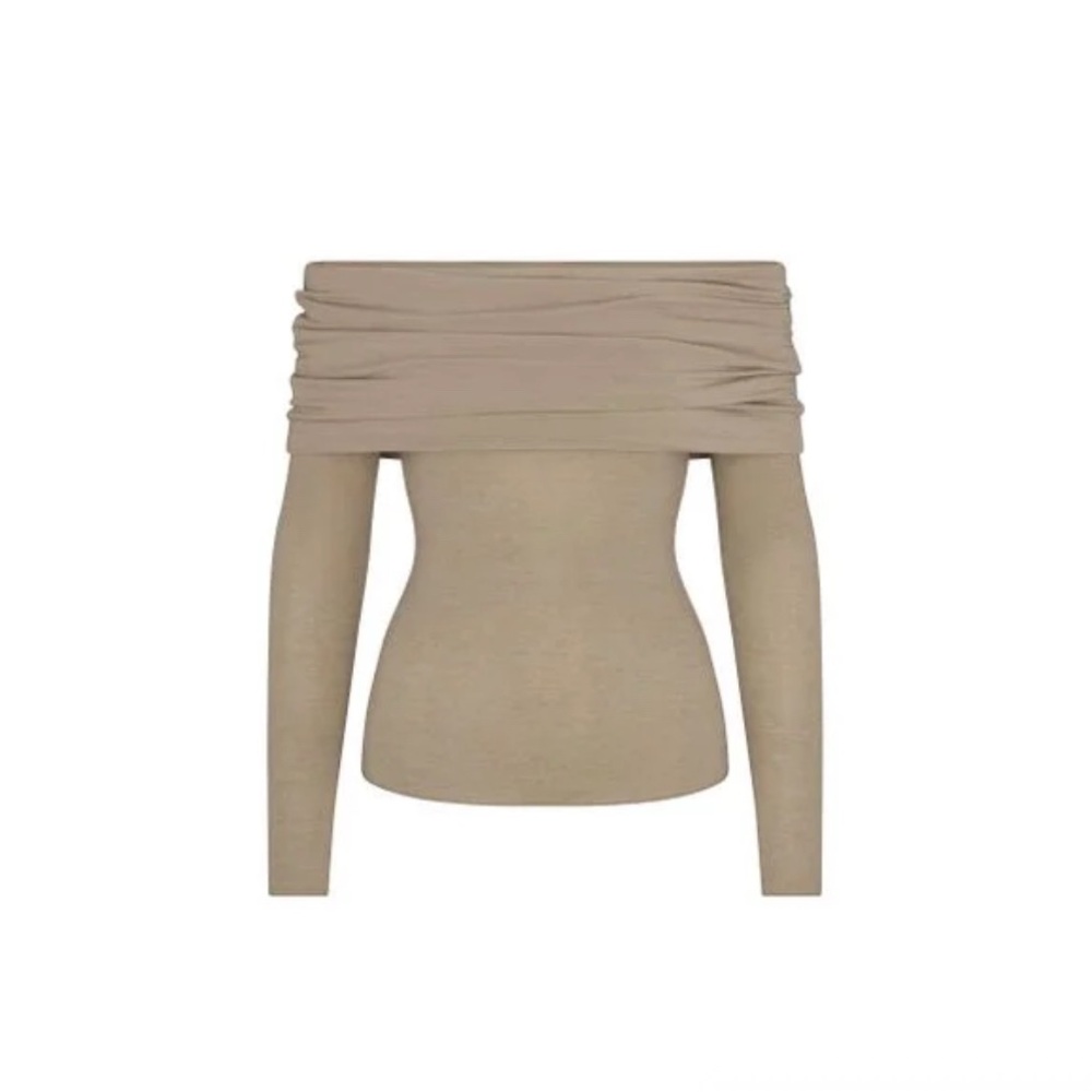 Skims Off Shoulder Sheer Top - Picture 4 of 4